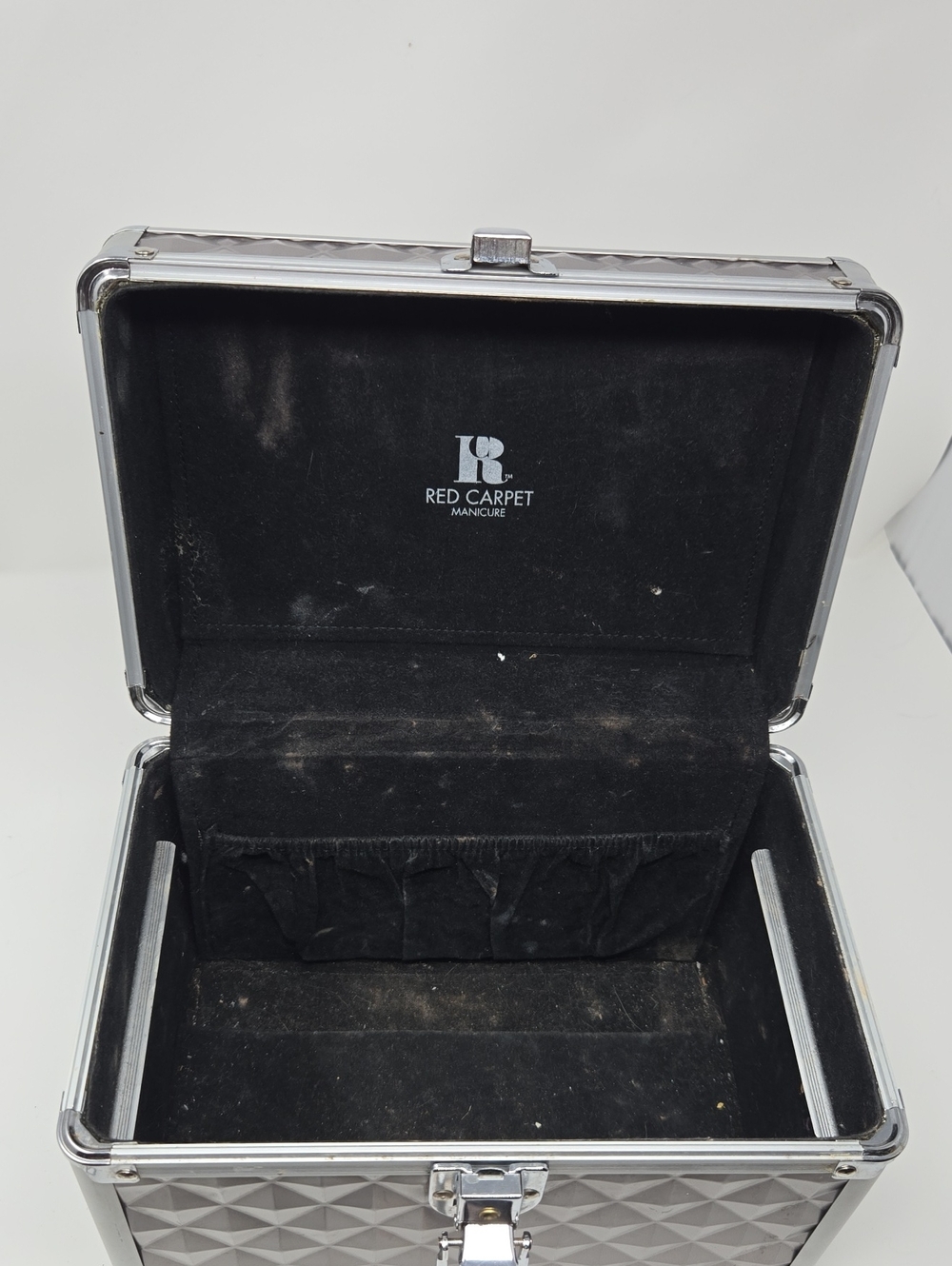 Compact Silver Gray Storage Case with Secure Lock - Picture 7 of 7